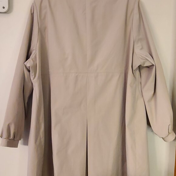 Lane Bryant Women's Long Khaki Trench Coat Size 22/24 - Picture 16 of 16